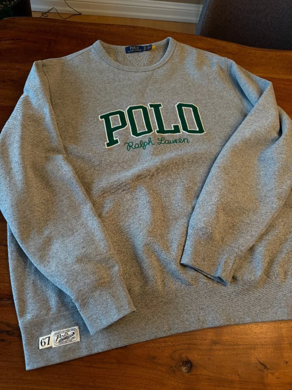 POLO Ralph Lauren Grey Sweatshirt - Size XXL - Picture 1 of 8